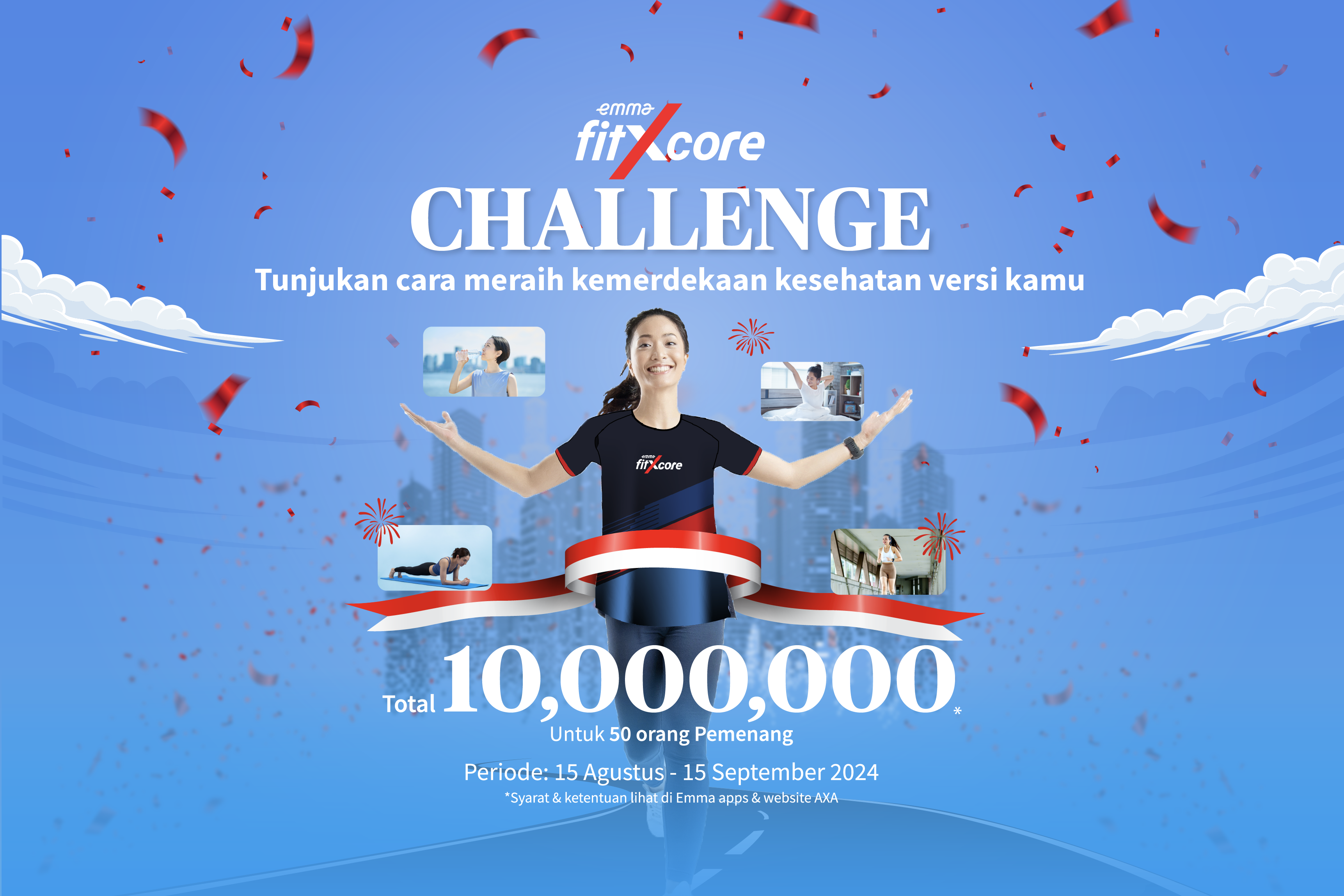 [Yesterday 2:58 PM] ARYO Andika Dwian Emma by AXA menghadirkan fitur Emma fitXcore pendamping digital hidup sehat kamu 